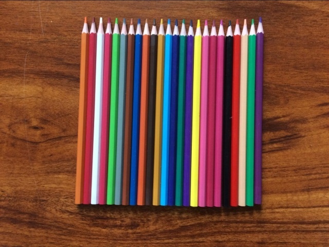 24pcs hot selling Deyi Hex Plastic colored pencil 24pcs hot selling Deyi Hex Plastic colored pencil