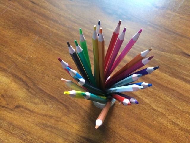24pcs hot selling Deyi Hex Plastic colored pencil 24pcs hot selling Deyi Hex Plastic colored pencil